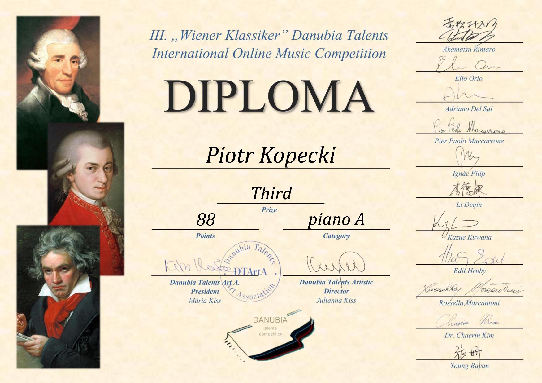 Piotr Kopeckidanubiatalents wien2021 diploma